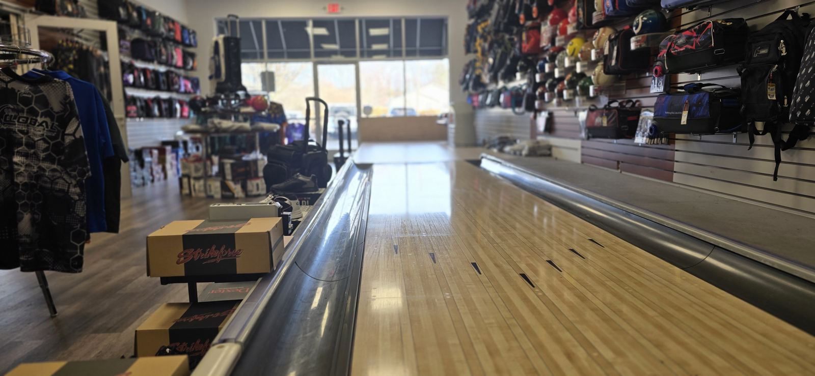 Our in-house practice lane