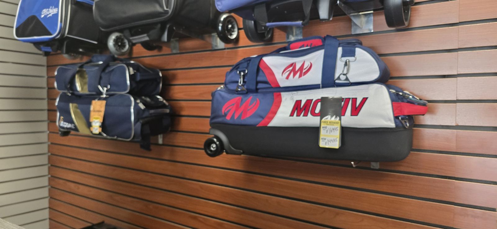 Roller bag close-up